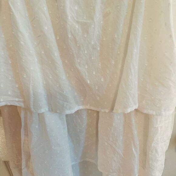 Victoria Dunn White Sleeveless Tiered Sundress NWT - Picture 10 of 10